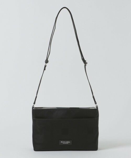BLUE LABEL / BLACK LABEL CRESTBRIDGE / ブルーレーベル / ブラックレーベル・クレストブリッジ  ショルダーバッグ | 【BLACK OF BLACKs】ブラックナイロンミニショルダー | 詳細3