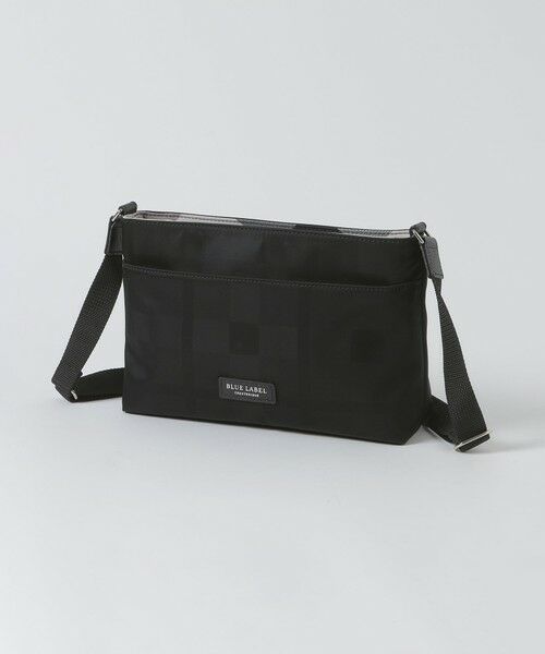 BLUE LABEL / BLACK LABEL CRESTBRIDGE / ブルーレーベル / ブラックレーベル・クレストブリッジ  ショルダーバッグ | 【BLACK OF BLACKs】ブラックナイロンミニショルダー（ブラック）