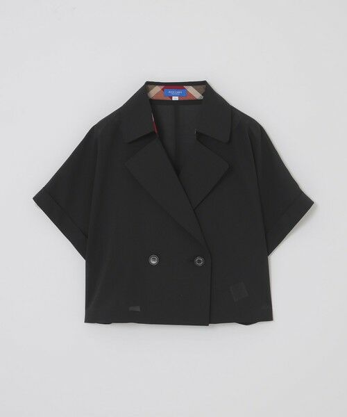 BLUE LABEL / BLACK LABEL CRESTBRIDGE / ブルーレーベル / ブラックレーベル・クレストブリッジ  その他アウター | 【接触冷感】【防シワ】シアーボイルショートジャケット | 詳細14