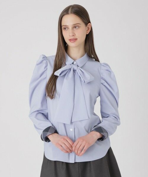 BLUE LABEL / BLACK LABEL CRESTBRIDGE / ブルーレーベル / ブラックレーベル・クレストブリッジ  シャツ・ブラウス | （サックス1）