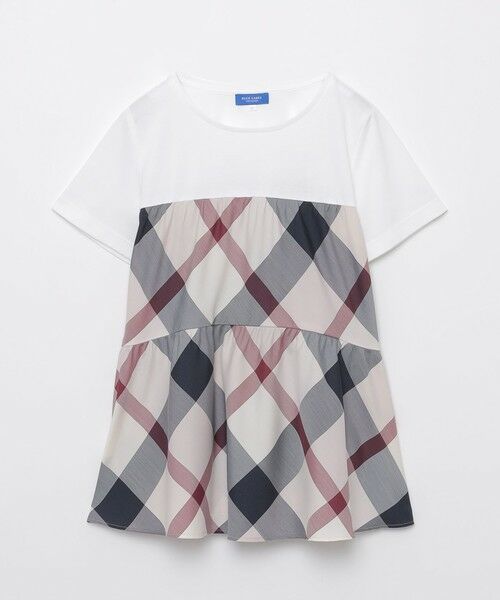 BLUE LABEL / BLACK LABEL CRESTBRIDGE / ブルーレーベル / ブラックレーベル・クレストブリッジ  カットソー | クレストブリッジチェックティアードコンビTシャツ | 詳細10