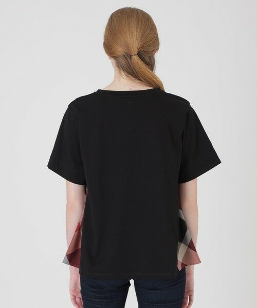BLUE LABEL / BLACK LABEL CRESTBRIDGE / ブルーレーベル / ブラックレーベル・クレストブリッジ カットソー | プレーティングシルケット天竺サイドチェックTシャツ | 詳細10