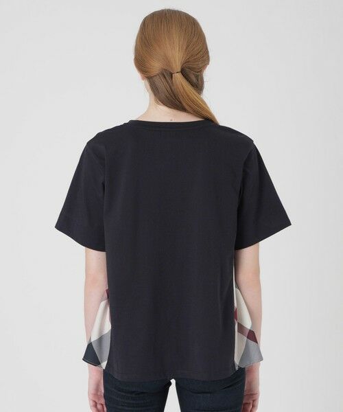 BLUE LABEL / BLACK LABEL CRESTBRIDGE / ブルーレーベル / ブラックレーベル・クレストブリッジ カットソー | プレーティングシルケット天竺サイドチェックTシャツ | 詳細16