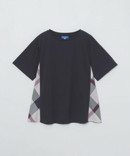 BLUE LABEL / BLACK LABEL CRESTBRIDGE / ブルーレーベル / ブラックレーベル・クレストブリッジ カットソー | プレーティングシルケット天竺サイドチェックTシャツ | 詳細18
