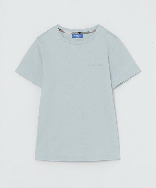 BLUE LABEL / BLACK LABEL CRESTBRIDGE / ブルーレーベル / ブラックレーベル・クレストブリッジ  カットソー | エナメルロゴプリントTシャツ（サックス3）