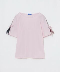 BLUE LABEL / BLACK LABEL CRESTBRIDGE / ブルーレーベル / ブラックレーベル・クレストブリッジ  カットソー | リボンスリーブカットソー