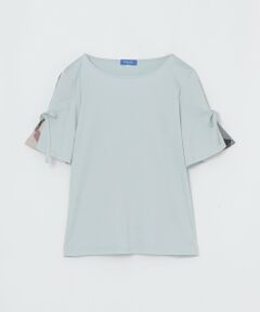 BLUE LABEL / BLACK LABEL CRESTBRIDGE / ブルーレーベル / ブラックレーベル・クレストブリッジ  カットソー | リボンスリーブカットソー