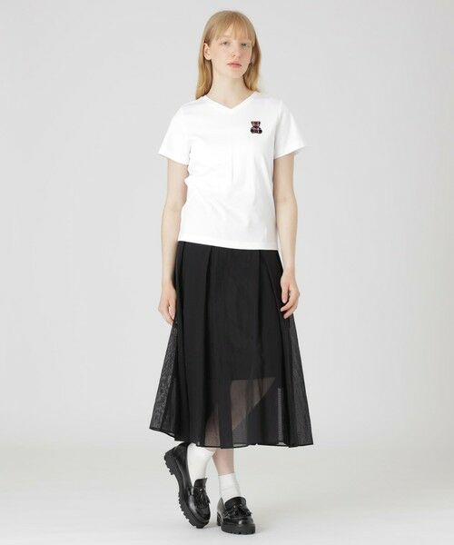 BLUE LABEL / BLACK LABEL CRESTBRIDGE / ブルーレーベル / ブラックレーベル・クレストブリッジ カットソー | 【店舗限定】ハブラシベアーワッペンTシャツ | 詳細1