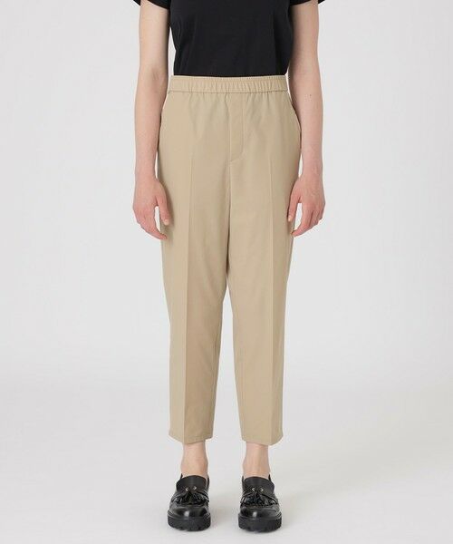 BLUE LABEL / BLACK LABEL CRESTBRIDGE / ブルーレーベル / ブラックレーベル・クレストブリッジ その他パンツ | 【はっ水】【UVカット】【接触冷感】ストレッチプルーフクロステーパードパンツ(ベージュ1)