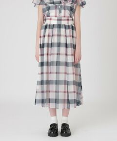 BLUE LABEL / BLACK LABEL CRESTBRIDGE / ブルーレーベル / ブラックレーベル・クレストブリッジ  ミニ・ひざ丈スカート | トリコットプリントチェックスカート
