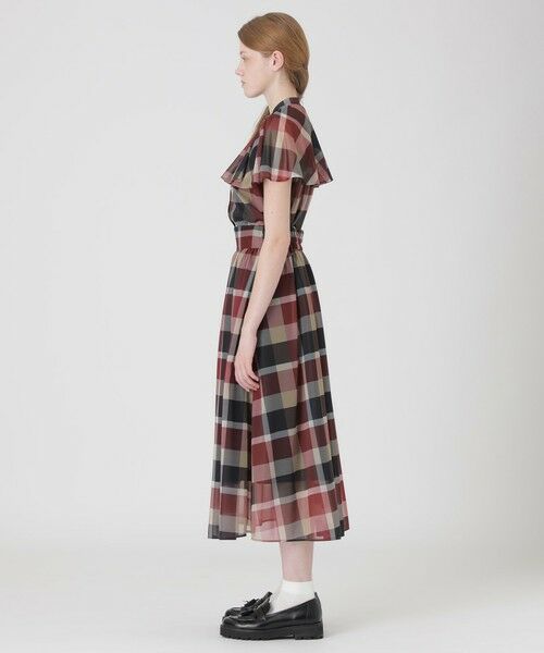 BLUE LABEL / BLACK LABEL CRESTBRIDGE / ブルーレーベル / ブラックレーベル・クレストブリッジ  ミニ・ひざ丈スカート | トリコットプリントチェックスカート | 詳細2
