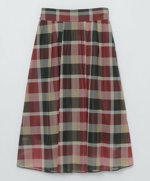 BLUE LABEL / BLACK LABEL CRESTBRIDGE / ブルーレーベル / ブラックレーベル・クレストブリッジ  ミニ・ひざ丈スカート | トリコットプリントチェックスカート | 詳細7
