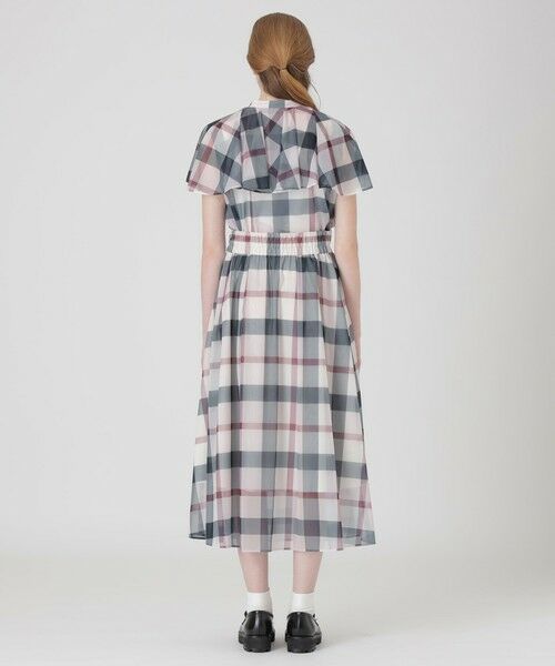 BLUE LABEL / BLACK LABEL CRESTBRIDGE / ブルーレーベル / ブラックレーベル・クレストブリッジ  ミニ・ひざ丈スカート | トリコットプリントチェックスカート | 詳細10