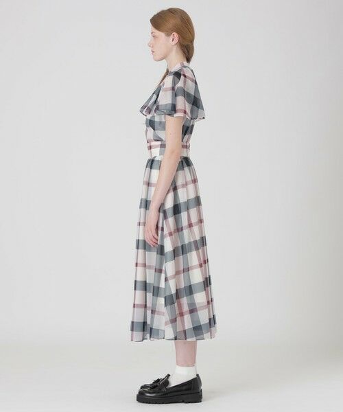 BLUE LABEL / BLACK LABEL CRESTBRIDGE / ブルーレーベル / ブラックレーベル・クレストブリッジ  ミニ・ひざ丈スカート | トリコットプリントチェックスカート | 詳細9