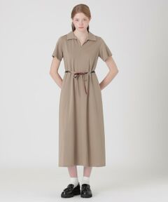 BLUE LABEL / BLACK LABEL CRESTBRIDGE / ブルーレーベル / ブラックレーベル・クレストブリッジ  ドレス | 【一部店舗限定】ハイゲージポンチカラーネックドレス