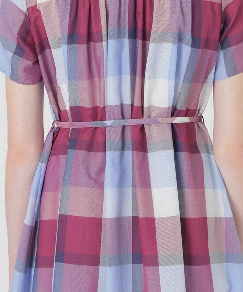 BLUE LABEL / BLACK LABEL CRESTBRIDGE / ブルーレーベル / ブラックレーベル・クレストブリッジ ドレス | 【一部店舗限定】クレストブリッジチェックカラミクロスドレス | 詳細4