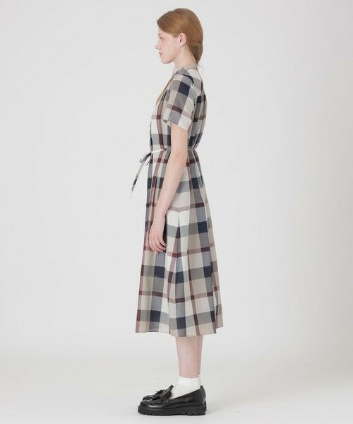 BLUE LABEL / BLACK LABEL CRESTBRIDGE / ブルーレーベル / ブラックレーベル・クレストブリッジ ドレス | 【一部店舗限定】クレストブリッジチェックカラミクロスドレス | 詳細7