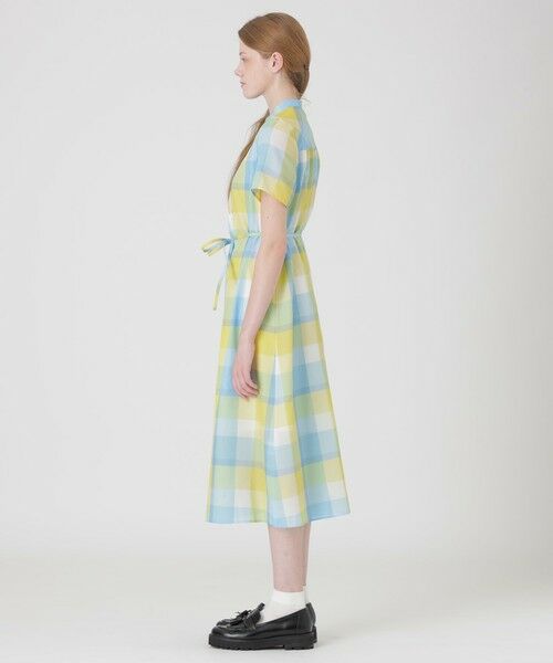 BLUE LABEL / BLACK LABEL CRESTBRIDGE / ブルーレーベル / ブラックレーベル・クレストブリッジ ドレス | 【一部店舗限定】クレストブリッジチェックカラミクロスドレス | 詳細13