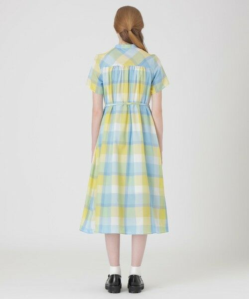 BLUE LABEL / BLACK LABEL CRESTBRIDGE / ブルーレーベル / ブラックレーベル・クレストブリッジ ドレス | 【一部店舗限定】クレストブリッジチェックカラミクロスドレス | 詳細14