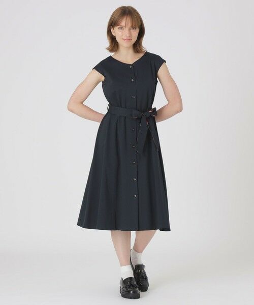 BLUE LABEL / BLACK LABEL CRESTBRIDGE / ブルーレーベル / ブラックレーベル・クレストブリッジ ドレス | 【一部店舗限定】ハイゲージポンチドレス(ネイビー3)