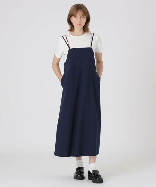 BLUE LABEL / BLACK LABEL CRESTBRIDGE / ブルーレーベル / ブラックレーベル・クレストブリッジ ドレス | 【一部店舗限定】キャミソールドレスセットアップ(ネイビー3)