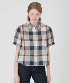BLUE LABEL / BLACK LABEL CRESTBRIDGE / ブルーレーベル / ブラックレーベル・クレストブリッジ  シャツ・ブラウス | 【一部店舗限定】クレストブリッジチェックカラミクロスブラウス