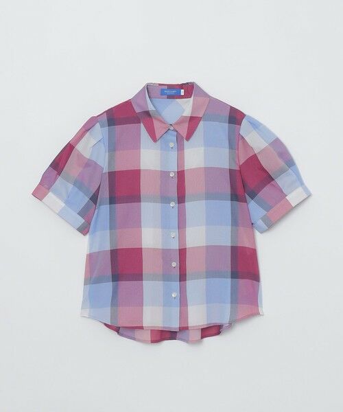 BLUE LABEL / BLACK LABEL CRESTBRIDGE / ブルーレーベル / ブラックレーベル・クレストブリッジ シャツ・ブラウス | 【一部店舗限定】クレストブリッジチェックカラミクロスブラウス | 詳細5