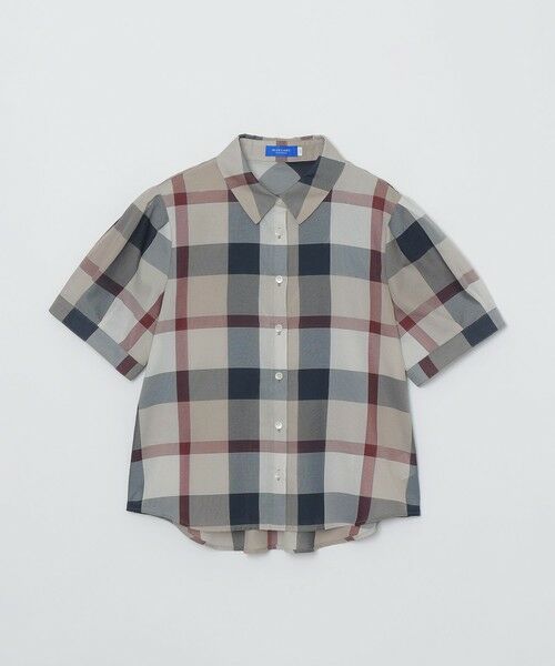 BLUE LABEL / BLACK LABEL CRESTBRIDGE / ブルーレーベル / ブラックレーベル・クレストブリッジ シャツ・ブラウス | 【一部店舗限定】クレストブリッジチェックカラミクロスブラウス | 詳細10