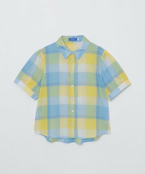 BLUE LABEL / BLACK LABEL CRESTBRIDGE / ブルーレーベル / ブラックレーベル・クレストブリッジ シャツ・ブラウス | 【一部店舗限定】クレストブリッジチェックカラミクロスブラウス | 詳細15