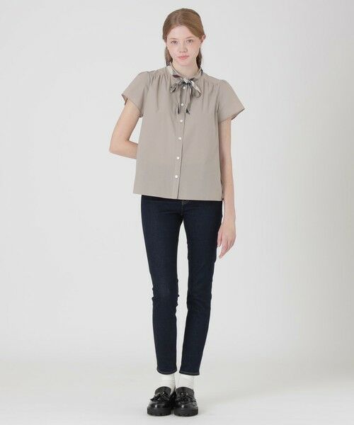 BLUE LABEL / BLACK LABEL CRESTBRIDGE / ブルーレーベル / ブラックレーベル・クレストブリッジ シャツ・ブラウス | 【一部店舗限定】クールドライリボンブラウス | 詳細1