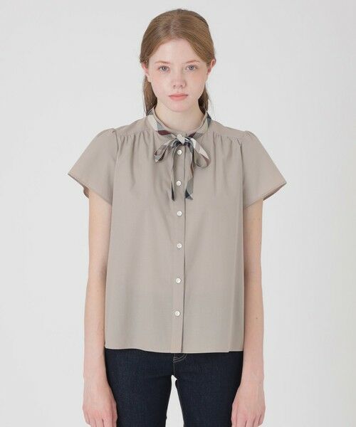 BLUE LABEL / BLACK LABEL CRESTBRIDGE / ブルーレーベル / ブラックレーベル・クレストブリッジ シャツ・ブラウス | 【一部店舗限定】クールドライリボンブラウス | 詳細2