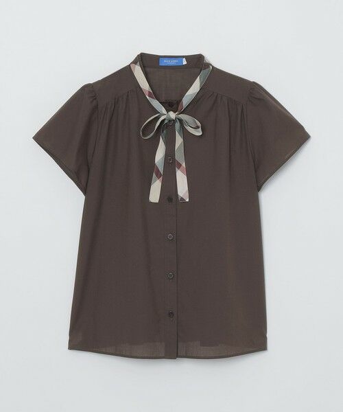 BLUE LABEL / BLACK LABEL CRESTBRIDGE / ブルーレーベル / ブラックレーベル・クレストブリッジ シャツ・ブラウス | 【一部店舗限定】クールドライリボンブラウス | 詳細12