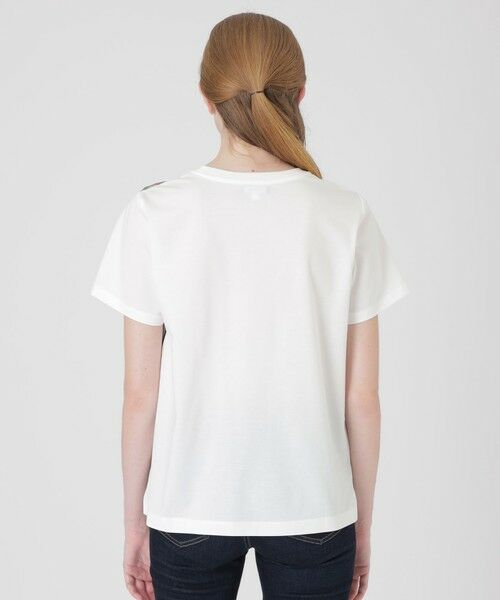 BLUE LABEL / BLACK LABEL CRESTBRIDGE / ブルーレーベル / ブラックレーベル・クレストブリッジ  カットソー | 【一部店舗限定】パーシャルチェックポケットTシャツ | 詳細4