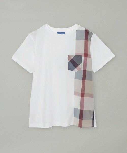 BLUE LABEL / BLACK LABEL CRESTBRIDGE / ブルーレーベル / ブラックレーベル・クレストブリッジ  カットソー | 【一部店舗限定】パーシャルチェックポケットTシャツ | 詳細6