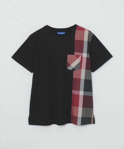 BLUE LABEL / BLACK LABEL CRESTBRIDGE / ブルーレーベル / ブラックレーベル・クレストブリッジ  カットソー | 【一部店舗限定】パーシャルチェックポケットTシャツ | 詳細12