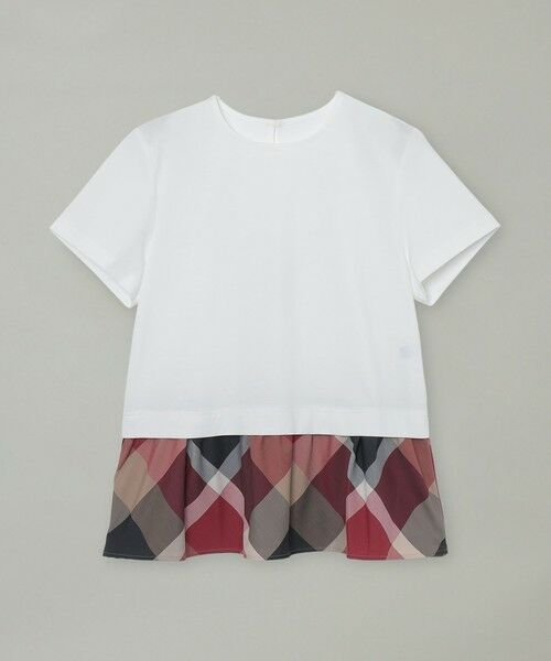 BLUE LABEL / BLACK LABEL CRESTBRIDGE / ブルーレーベル / ブラックレーベル・クレストブリッジ  カットソー | 【一部店舗限定】コンパクトクリアーポンチヘムチェックTシャツ | 詳細6