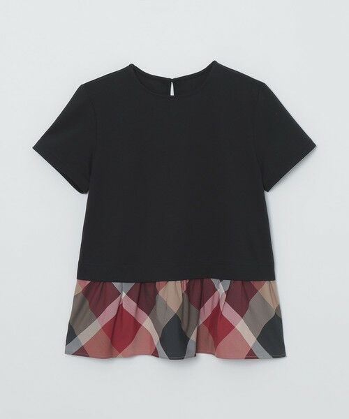 BLUE LABEL / BLACK LABEL CRESTBRIDGE / ブルーレーベル / ブラックレーベル・クレストブリッジ  カットソー | 【一部店舗限定】コンパクトクリアーポンチヘムチェックTシャツ | 詳細12