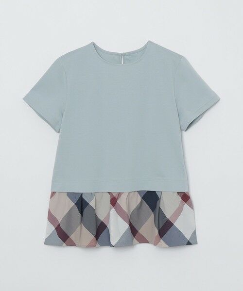 BLUE LABEL / BLACK LABEL CRESTBRIDGE / ブルーレーベル / ブラックレーベル・クレストブリッジ  カットソー | 【一部店舗限定】コンパクトクリアーポンチヘムチェックTシャツ | 詳細18