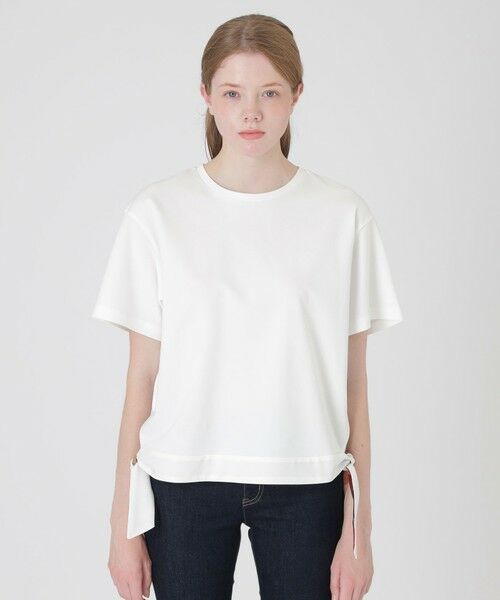 BLUE LABEL / BLACK LABEL CRESTBRIDGE / ブルーレーベル / ブラックレーベル・クレストブリッジ  カットソー | 【一部店舗限定】ハイゲージポンチヘムリボンTシャツ | 詳細2