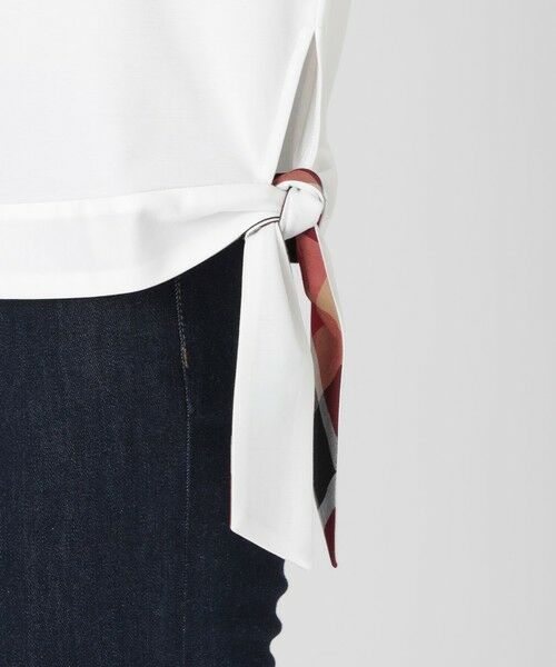 BLUE LABEL / BLACK LABEL CRESTBRIDGE / ブルーレーベル / ブラックレーベル・クレストブリッジ  カットソー | 【一部店舗限定】ハイゲージポンチヘムリボンTシャツ | 詳細5