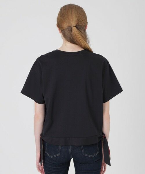 BLUE LABEL / BLACK LABEL CRESTBRIDGE / ブルーレーベル / ブラックレーベル・クレストブリッジ  カットソー | 【一部店舗限定】ハイゲージポンチヘムリボンTシャツ | 詳細10