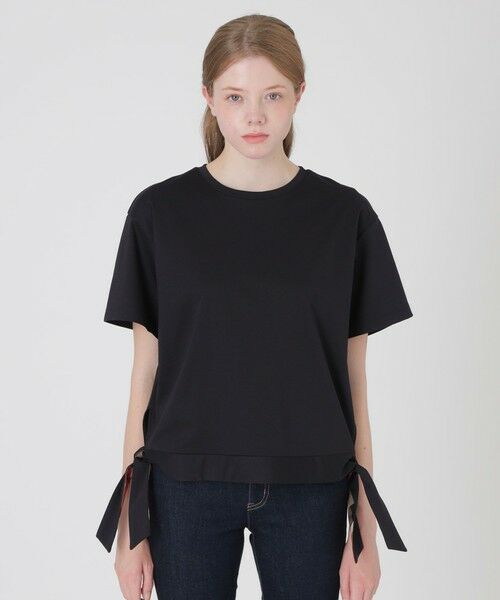 BLUE LABEL / BLACK LABEL CRESTBRIDGE / ブルーレーベル / ブラックレーベル・クレストブリッジ  カットソー | 【一部店舗限定】ハイゲージポンチヘムリボンTシャツ | 詳細8