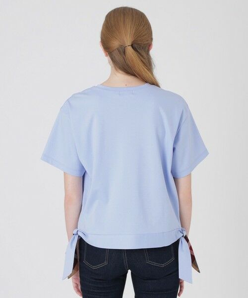 BLUE LABEL / BLACK LABEL CRESTBRIDGE / ブルーレーベル / ブラックレーベル・クレストブリッジ  カットソー | 【一部店舗限定】ハイゲージポンチヘムリボンTシャツ | 詳細16