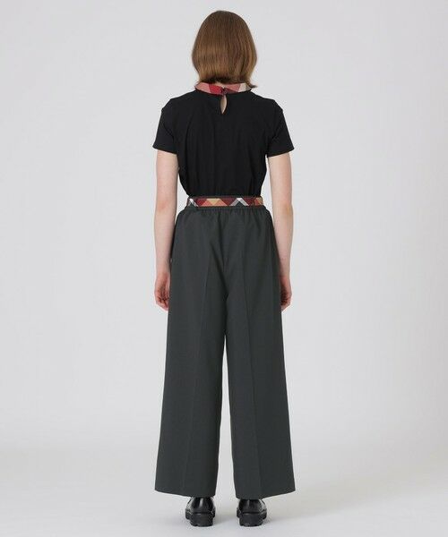 BLUE LABEL / BLACK LABEL CRESTBRIDGE / ブルーレーベル / ブラックレーベル・クレストブリッジ  その他パンツ | 【一部店舗限定】ハイカウントナノストレッチワイドパンツ | 詳細3