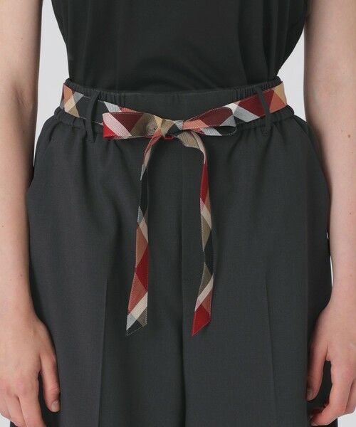 BLUE LABEL / BLACK LABEL CRESTBRIDGE / ブルーレーベル / ブラックレーベル・クレストブリッジ  その他パンツ | 【一部店舗限定】ハイカウントナノストレッチワイドパンツ | 詳細4