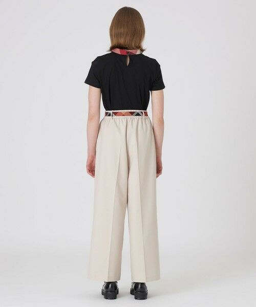 BLUE LABEL / BLACK LABEL CRESTBRIDGE / ブルーレーベル / ブラックレーベル・クレストブリッジ  その他パンツ | 【一部店舗限定】ハイカウントナノストレッチワイドパンツ | 詳細10