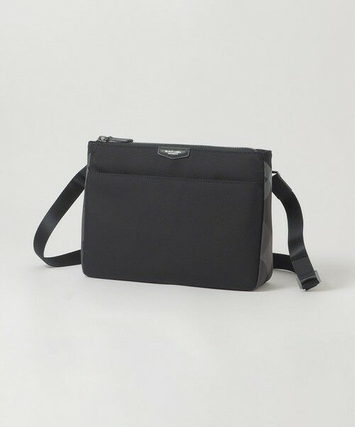 BLUE LABEL / BLACK LABEL CRESTBRIDGE / ブルーレーベル / ブラックレーベル・クレストブリッジ  ショルダーバッグ | ライトウェイトコーデュラバリスティックサコッシュ（ブラック）