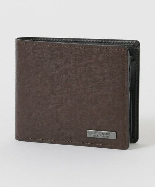 BLUE LABEL / BLACK LABEL CRESTBRIDGE / ブルーレーベル / ブラックレーベル・クレストブリッジ  財布・コインケース・マネークリップ | バイカラークレストブリッジチェック2つ折りウォレット（ブラウン7）