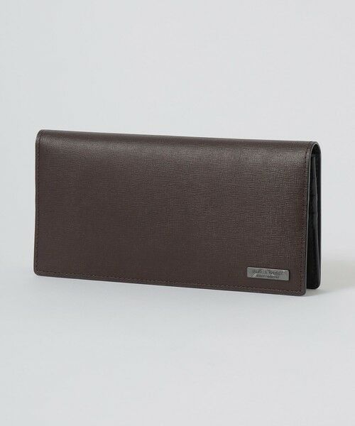 BLUE LABEL / BLACK LABEL CRESTBRIDGE / ブルーレーベル / ブラックレーベル・クレストブリッジ  財布・コインケース・マネークリップ | バイカラークレストブリッジチェックロングウォレット（ブラウン7）