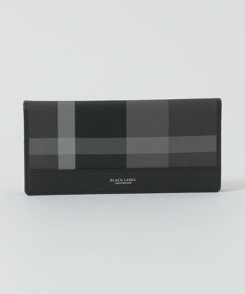 BLUE LABEL / BLACK LABEL CRESTBRIDGE / ブルーレーベル / ブラックレーベル・クレストブリッジ  財布・コインケース・マネークリップ | 【一部店舗限定】トーナルクレストブリッジチェックロングウォレット | 詳細4